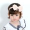 2017新品简约小清新多款多色可选韩国女童发饰儿童发带 婴儿头饰可爱卡通女孩子头花 公主宝宝发箍 14#粉色蝴蝶结