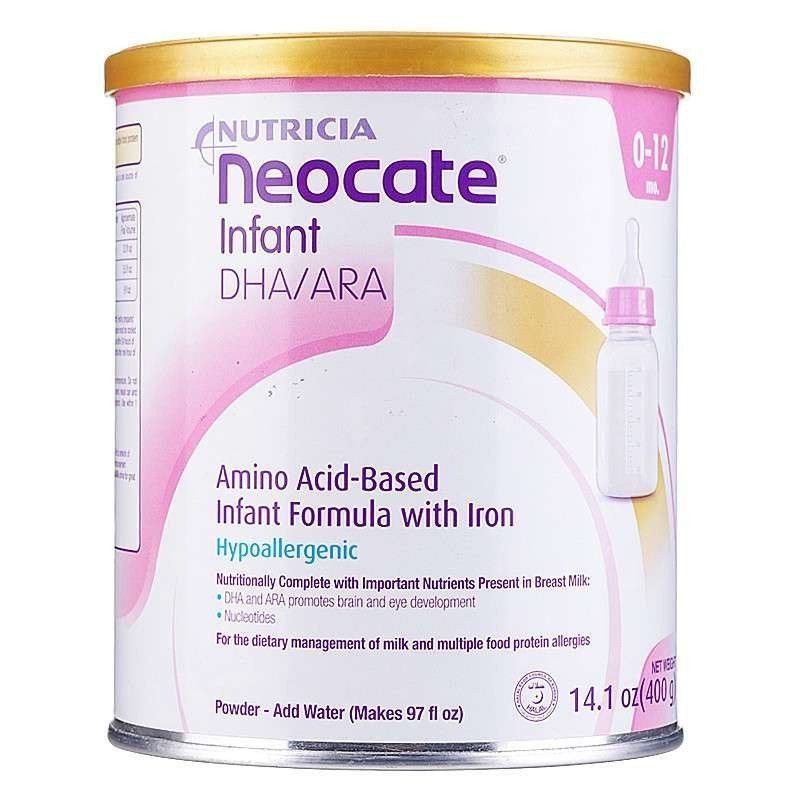 英国纽康特Neocate抗过敏腹泻拉稀湿疹氨基酸婴幼儿奶粉DHA 1段 0-1岁 美国原装进口