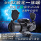3倍放大手调4X42弹盖内红绿灯十字坐标瞄准器 带弹盖高清晰高抗震光学瞄准镜 寻鸟镜全息瞄 十字狙击镜 寻鸟镜全息瞄 黑色