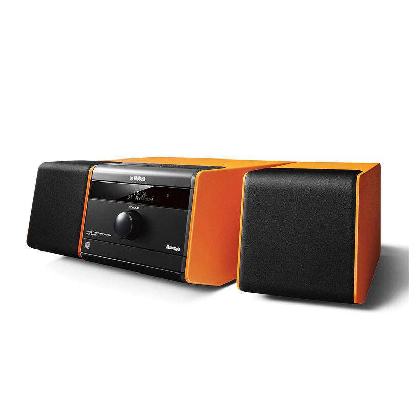 雅马哈（Yamaha）MCR-B020 迷你音响 卧室迷你组合CD播放机音箱组合套装 蓝牙/USB/FM 橙色
