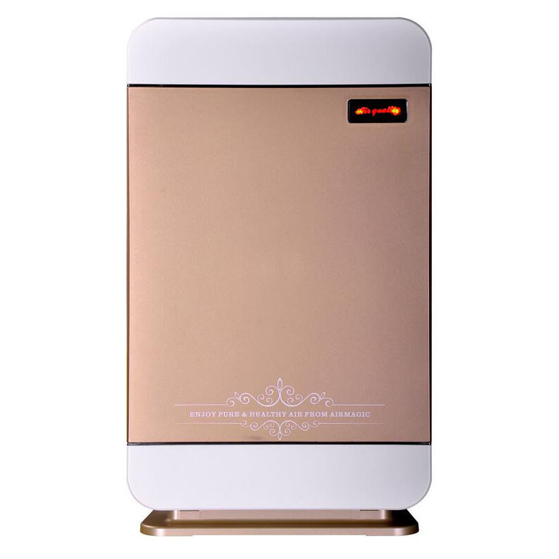 嘟嘟美倍尔 家用空气净化器 负离子除PM2.5甲醛等室内空气机除烟除尘 正常 土豪金