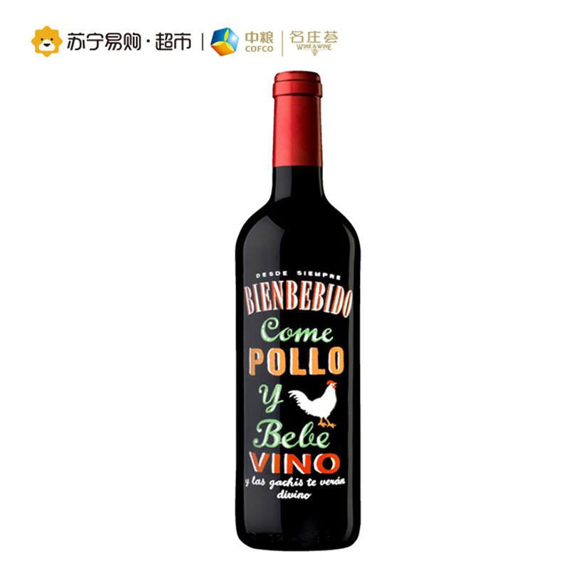 美味搭档小鸡干红葡萄酒 750ml
