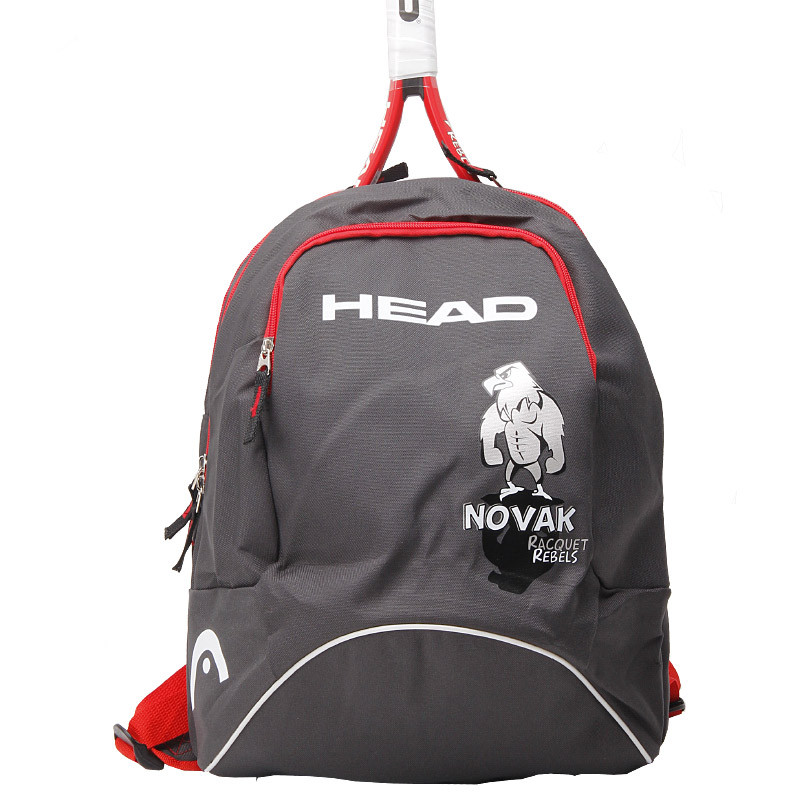包邮 海德 HEAD 1-2只装网球羽毛球两用双肩包 背包 新款 小雏鹰儿童背包黑色红色拉链
