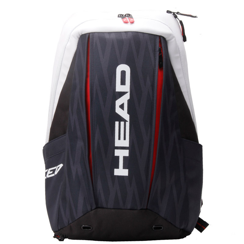 包邮 海德 HEAD 1-2只装网球羽毛球两用双肩包 背包 新款 283097黑/白