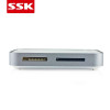 （包邮）飚王（SSK）SCRM056 白金多合一读卡器 白色（USB 3.0）