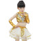 嘟嘟美倍尔 儿童舞蹈表演服装男女童爵士现代舞演出服套装舞台表演服舞蹈服 男款黄色