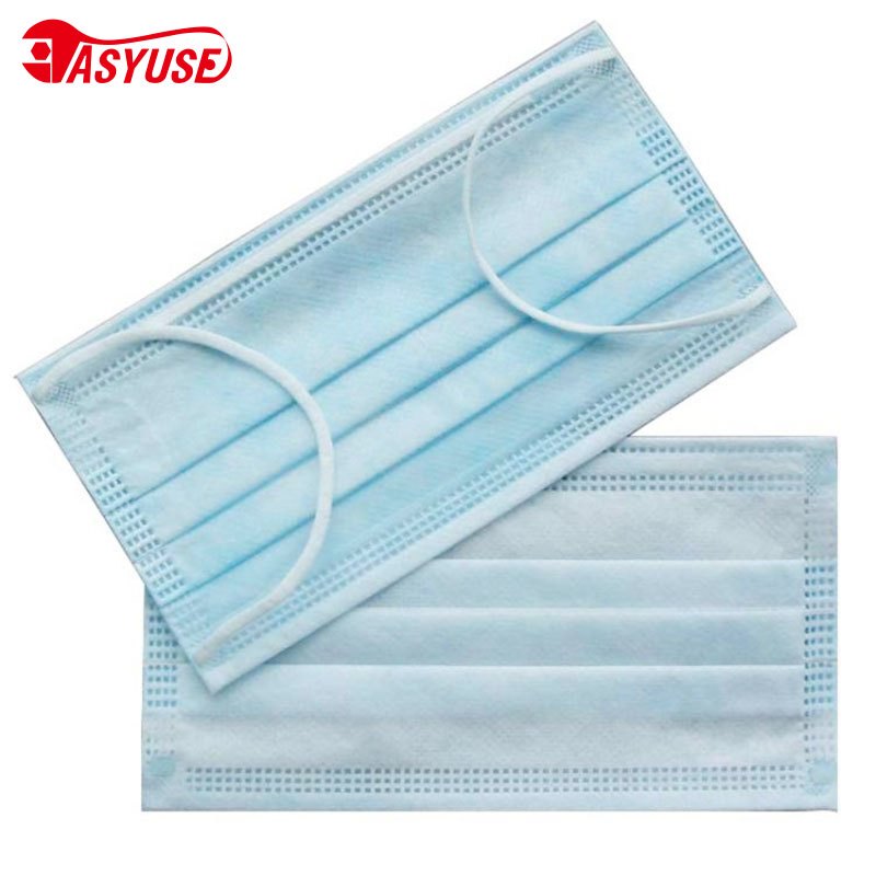 齐迈/EASYUSE一次性口罩平面防护口罩轻便高效防尘，一盒100只，5盒起送，此价格为一盒的价格