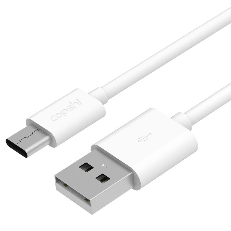 capshi JH1020 白色 type-c注塑电源线手机充电器1米