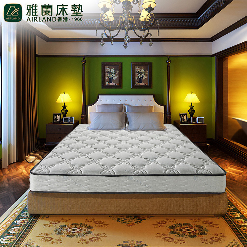 香港AIRLAND雅兰床垫 云丝两用弹簧床垫 天丝面料 卧室单/双人床垫 1.5米/1.8米床垫