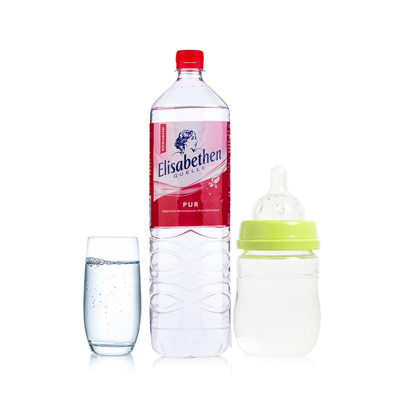 爱丽莎（Elisabethen）天然矿泉水 德国进口矿泉水 500ml×24整箱装