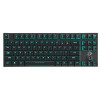 达尔优(dare-u)EK820机械合金键盘 背光游戏LOL/CF薄键盘87键 黑色青轴