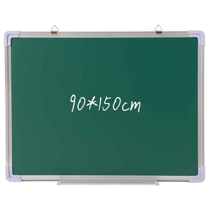 齐富(QIFU)单面磁性绿板90*150cm粉笔书写教学家用留言板儿童家用绿板教学儿童写字练习板儿童家用软黑板软绿板白板