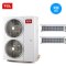 TCL中央空调变频家用暗藏式风管机/多联机 6匹一拖二TMV-Vd140W