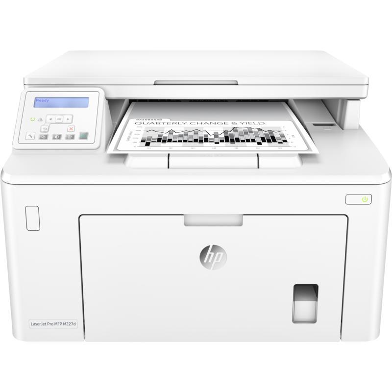 惠普M227D黑白激光打印机一体机自动双面高速办公复印扫描三合一