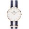 丹尼尔惠灵顿（Daniel Wellington）手表DW女表36mm金色边尼龙带超薄女士石英手表0503DW
