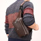 费迪卡保罗男士时尚腰包休闲包背包胸包单肩斜挎包手机包钥匙包小包 黑色