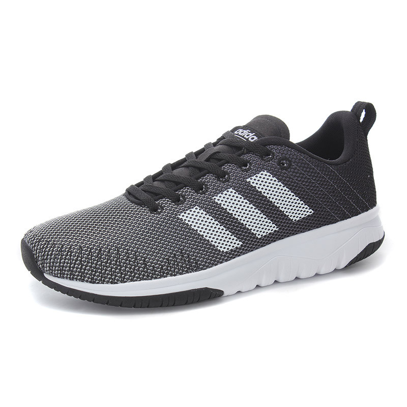 Adidas阿迪达斯男鞋系带透气减震休闲运动鞋跑步鞋EH2536 黑色 43
