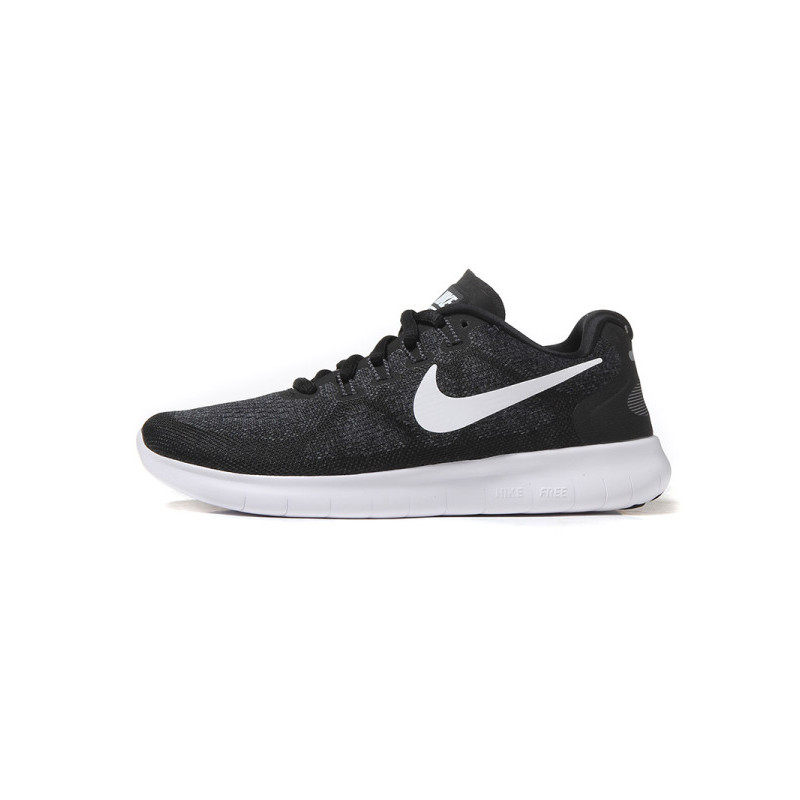 NIKE耐克女鞋跑步鞋新款FREE减震耐磨透气舒适休闲运动鞋880840 黑色 37.5码