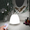 智能蘑菇手提灯USB充电定时调光夜灯 遥控款白光