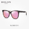BOLON 暴龙太阳镜女时尚墨镜 高清偏光太阳眼镜潮BL3009 D11-透灰碎花