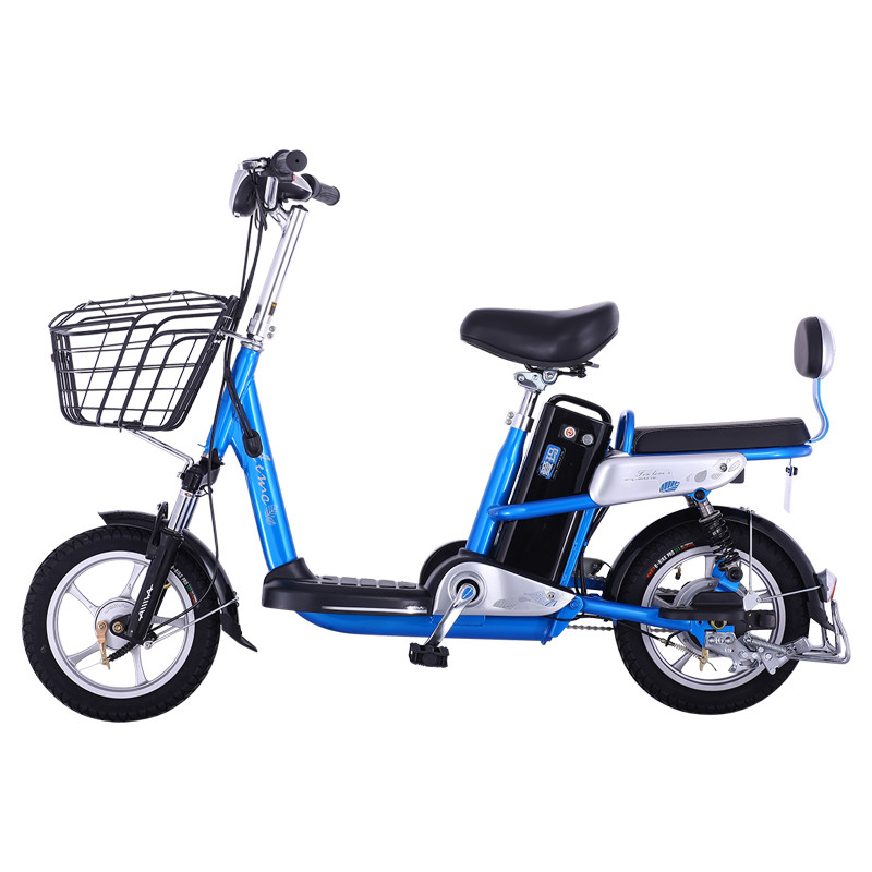 爱玛电动车 新款 小玛M2 锂电池 48v 10a 轻便实用 250W动力电机 银/钻石蓝/黑