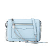 REBECCA MINKOFF 女士翻盖流苏斜挎包 HT26ESSX10 天蓝色