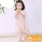 2017新品夏季 可爱卡通简约婴儿纱布睡袋 宝宝夏季薄款儿童防踢被护肚夏天睡袋分腿夏天多款可选 【L码】身高95-105厘米 棕【大格短袖】睡袋