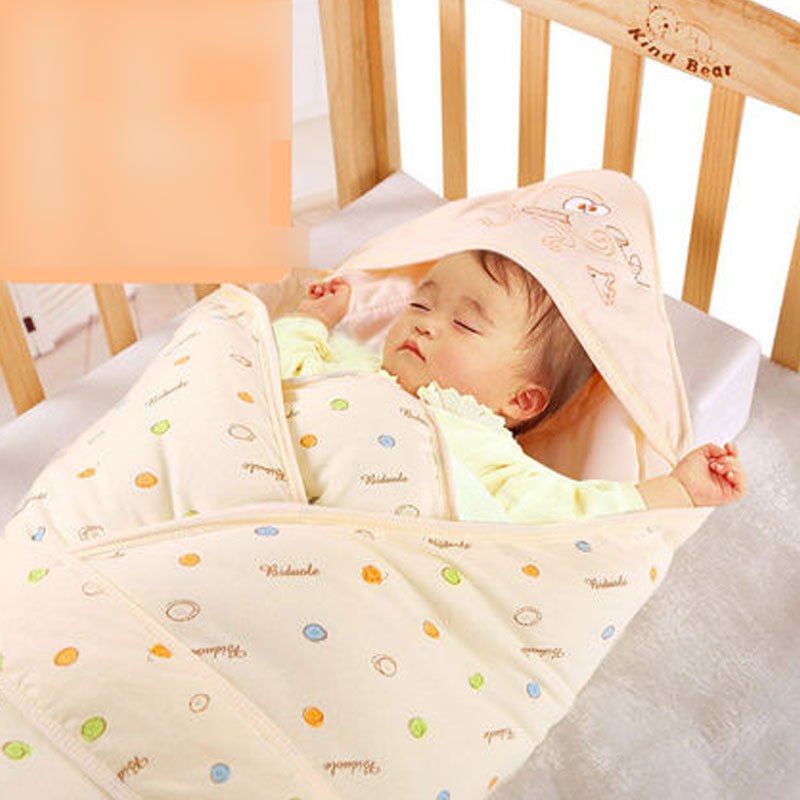 适用于0-3岁男女宝宝2017新品夏季小孩子抱被婴儿抱被新生儿包被夏抱毯春秋宝宝用品小被子春夏季薄款包巾 见颜色字 Ｉ黄小章鱼四季可脱胆96*96cm