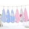 2017新品夏季婴儿毛巾纱布口水巾洗脸小方巾新生儿童手绢男女宝宝手帕柔软适用于0-6岁小孩子夏天罩衣 0-6岁 3条方巾30*30（颜色随机