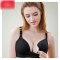 2017新品夏季可爱简约小清新无钢圈哺乳文胸怀孕期孕妇浦乳喂奶内衣前开扣夏季棉胸罩妈咪内衣夏天多款可选 80B 纯色粉