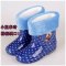 2017新品夏季儿童雨鞋卡通水晶防滑加绒两用雨靴小童大童幼儿园胶鞋男女童水鞋简约小清新多款多色可选 米奇低筒绒套绒口 低筒24码内长15CM
