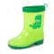 2017新品夏季可爱卡通儿童雨鞋男童宝宝女童小童雨靴小孩幼儿水鞋防滑雨衣胶鞋卡通恐龙简约小清新多款多色可选 蓝恐龙秋冬保暖组合 内长15cm