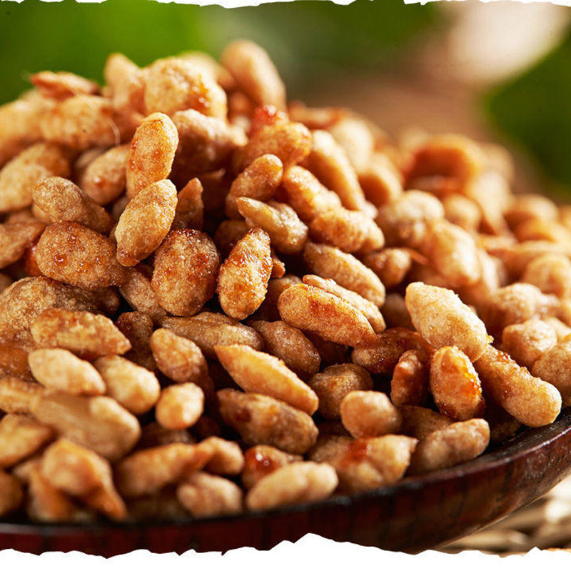 憨豆熊_蟹黄瓜子仁 休闲零食炒货蟹黄味葵花籽仁特产 熟218g高清实拍