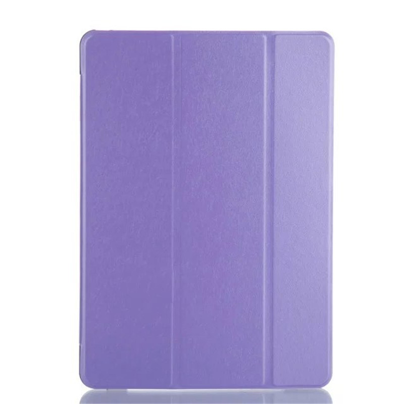 iPad air2保护套 苹果平板电脑ipad6代保护套智能休眠皮套A1566 A1567全包边防摔三折唤醒外壳9.7寸 紫色