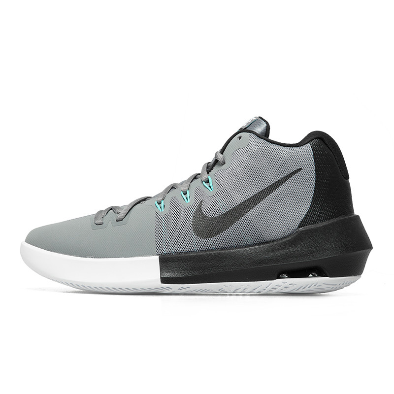 耐克NIKE AIR INTEGRATE 男子实战篮球鞋 耐磨缓震 898453 003冷灰/狼灰 43码