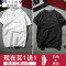 Mtiny[2件装]夏装中国风亚麻短袖T恤男宽松棉麻半袖体恤薄款潮流上衣男 3XL 藏青色+藏青色