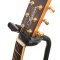 Gleam格利姆 民谣古典吉他架立式支架木吉他琴架子贝斯自动锁支架 黄色GMS-003YE