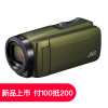 杰伟世JVC GZ-R465 军绿色 数码摄像机高清 专业家用手持便携水下DV
