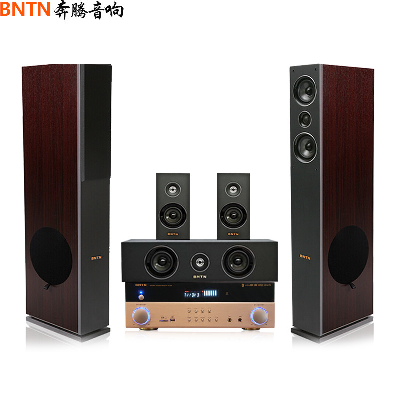 奔腾（BNTN）音响 音箱 家庭影院 5.1环绕音响 家用音响 电视音响 卡拉OK 木箱影院 蓝牙音响 838套装音响