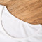 裂帛2017夏装新款圆领刺绣长袖套头衫百搭直筒针织T恤女 XL 白色