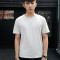 男士短袖T恤-01-2 XXL 04黑色