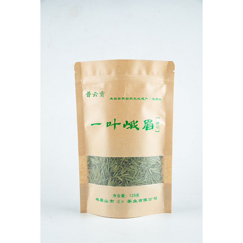 普云贡 11116 一叶峨眉禅竹 茶叶 125g 袋装