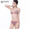 新品 乐潘朵夏季女性感三角分体比基尼小胸聚拢挂脖显瘦泳衣套装