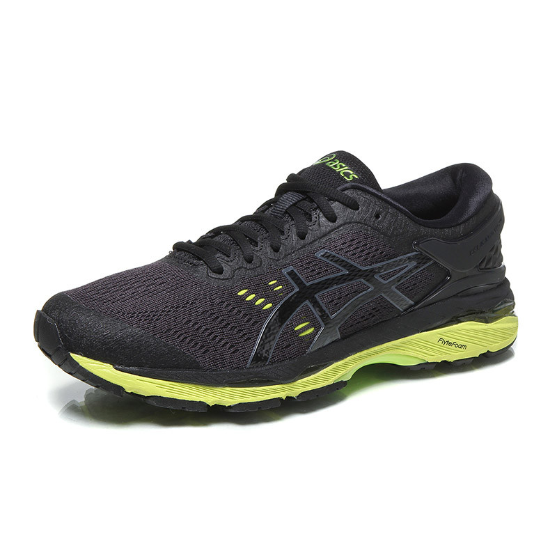 ASICS亚瑟士男跑步鞋GEL-KAYANO 24跑步缓震运动鞋ln0726 黑色 43.5码