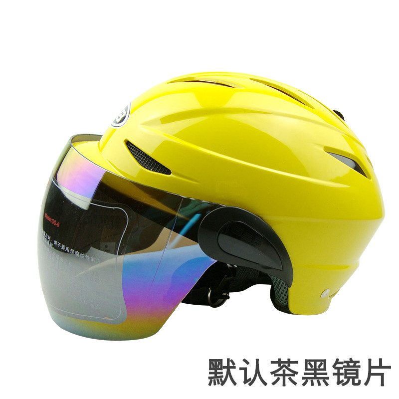 闽超 GSB-6头盔 L 黄色（新款内衬）