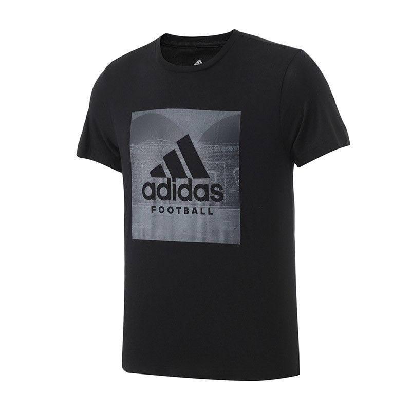 adidas阿迪达斯男装短袖T恤夏季休闲运动服B47357 黑色CE7175 s