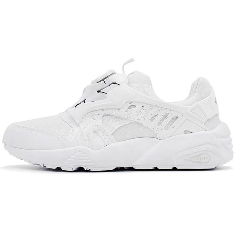 Puma/彪马 男鞋女鞋 2017春季新款DISC飞碟潮流时尚泼墨哑光透气跑步运动休闲鞋362528-02-01-04 362528-02 37.5/4.5