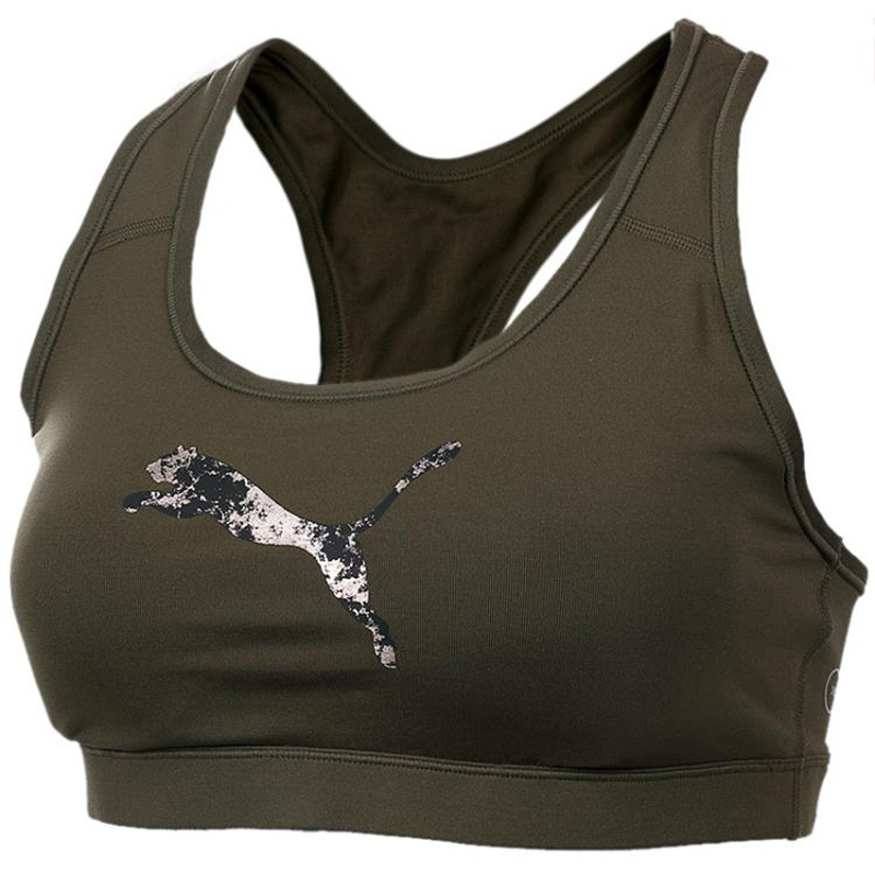 Puma/彪马 女装 2017秋季新款休闲透气运动文胸透气健身衣516005-01-02 M/CD 516005-02