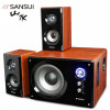 山水（sansui）80A蓝牙台式电脑多媒体音箱重低音炮音响