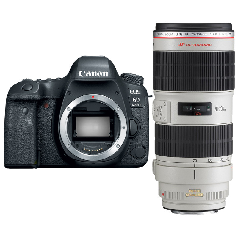 佳能(Canon) EOS 6D2（70-200mm F2.8III） 数码单反相机 单镜头套装 约2620万像素